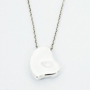Tiffany Elsa Peretti Full Heart Silver Pendant